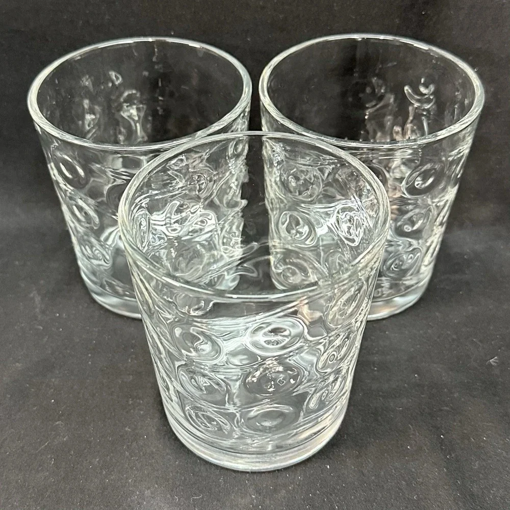 Circleware Crystal 'Parade' Double Old Fashioned Whiskey Glass, Set of‎ 3